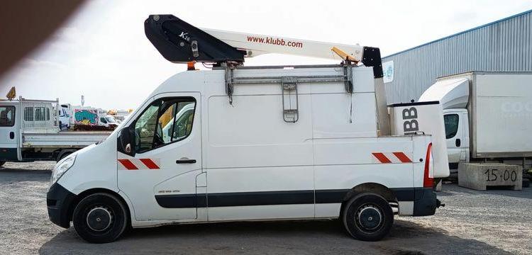 RENAULT MASTER III PHASE 2 L3H2 2.3 dCi 16V ENERGY 170 CV NACELLE KLUBB K26 10 M – 580 H BLANC EM-854-SE