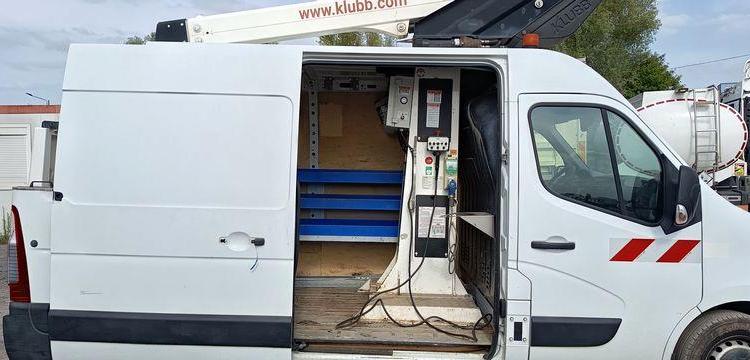 RENAULT MASTER III PHASE 2 L3H2 2.3 dCi 16V ENERGY 170 CV NACELLE KLUBB K26 10 M – 580 H BLANC EM-854-SE