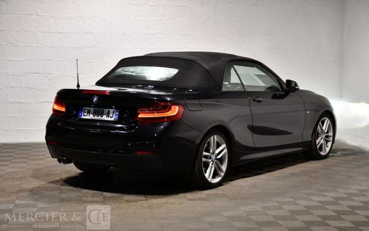 BMW SERIE 2 CABRIOLET 2,0 220 D 190 SPORT M-SPORT BVA NOIR EM-868-AJ