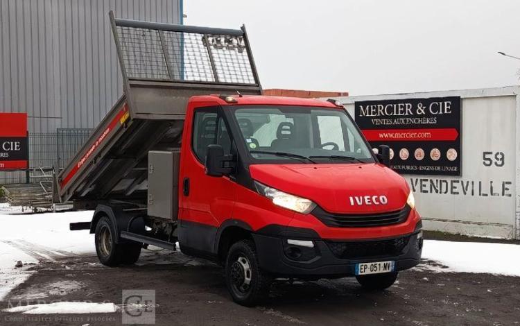 IVECO 35C12 BENNE SIMPLE CABINE COFFRE  EP-051-NV