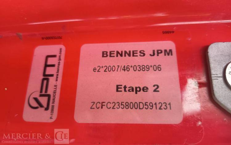 IVECO 35C12 BENNE SIMPLE CABINE COFFRE  EP-051-NV