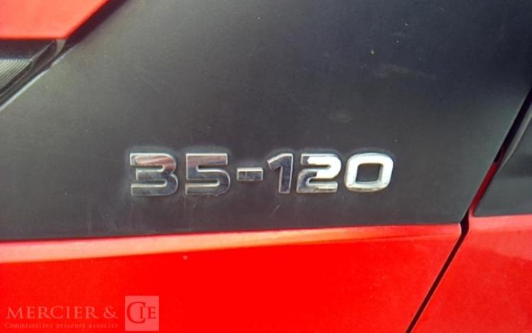 IVECO 35-120 BENNE SIMPLE CABINE COFFRE ROUGE EQ-468-HX