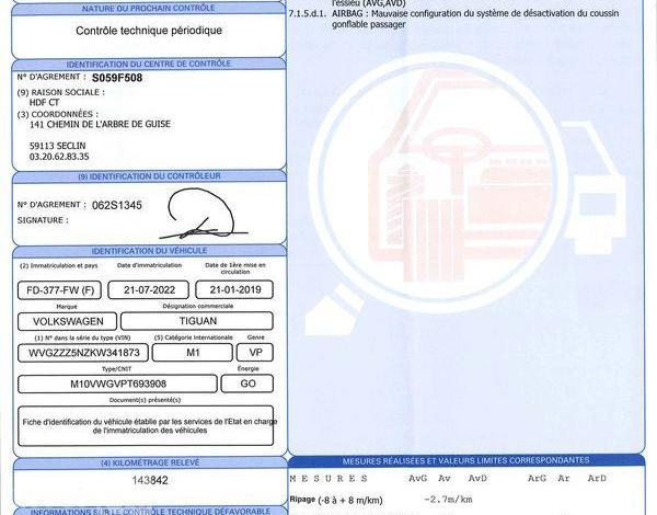 VOLKSWAGEN TIGUAN NOIR FD-377-FW