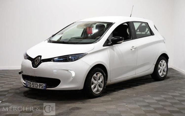 RENAULT ZOE R90 ZE 90 40KWH ACHAT-INTEGRAL CHARGE-NORMALE LIFE BLANC FD-513-PS