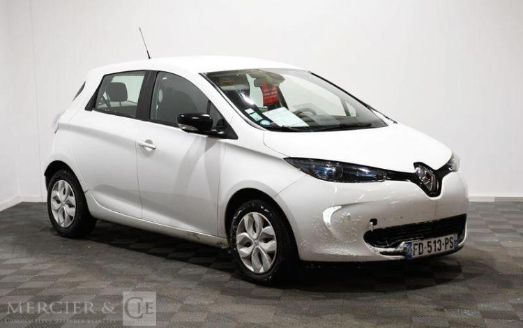 RENAULT ZOE R90 ZE 90 40KWH ACHAT-INTEGRAL CHARGE-NORMALE LIFE BLANC FD-513-PS