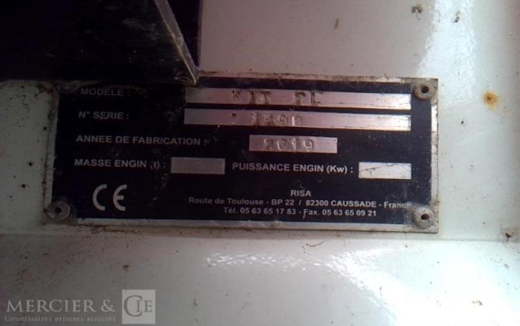 RENAULT MASTER FOREUSE GRUE D12 RISA  FF-224-PB