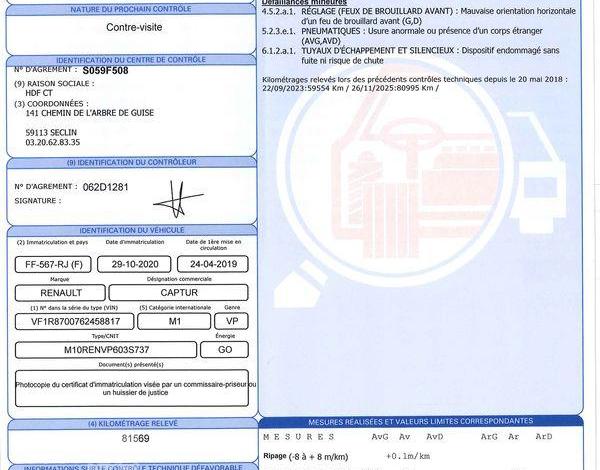 RENAULT CAPTUR 1.5 DCI 90 ECO ENERGY INTENS GRIS FF-567-RJ