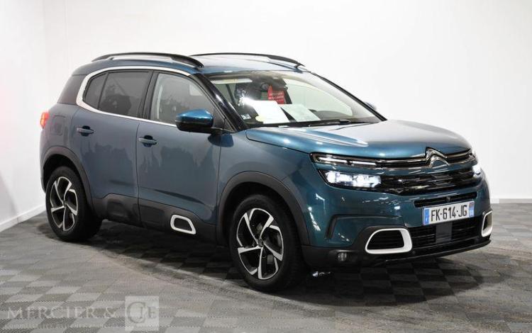 CITROEN C5 AIRCROSS 1.5 BLUEHDI 130 SHINE EAT vendu pour pieces sans carte grise BLEU FK-614-JG