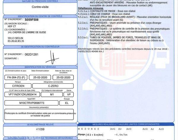 CITROEN C-ZERO ELECTRIC 65 14.5KWH CONFORT BVA BLANC FN-264-ZQ