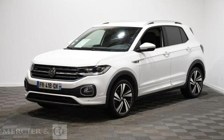 VOLKSWAGEN T CROSS 1.0 TSI 115 R-LINE DSG BLANC FR-418-QX
