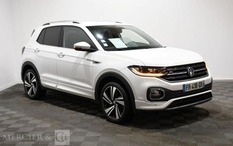 VOLKSWAGEN T CROSS 1.0 TSI 115 R-LINE DSG BLANC FR-418-QX