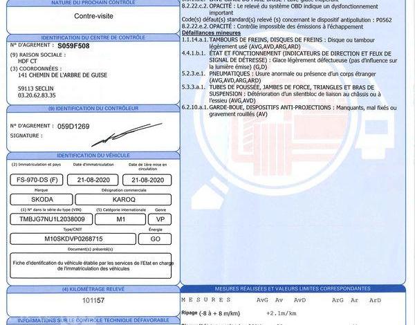 SKODA KAROQ 1.6 TDI 115 BUSINESS DSG BLANC FS-970-DS