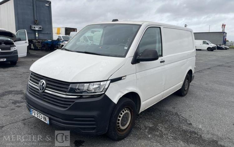 VOLKSWAGEN TRANSPORTER T6 L1H1 2.0 TDI 110 BLANC FV-673-HN