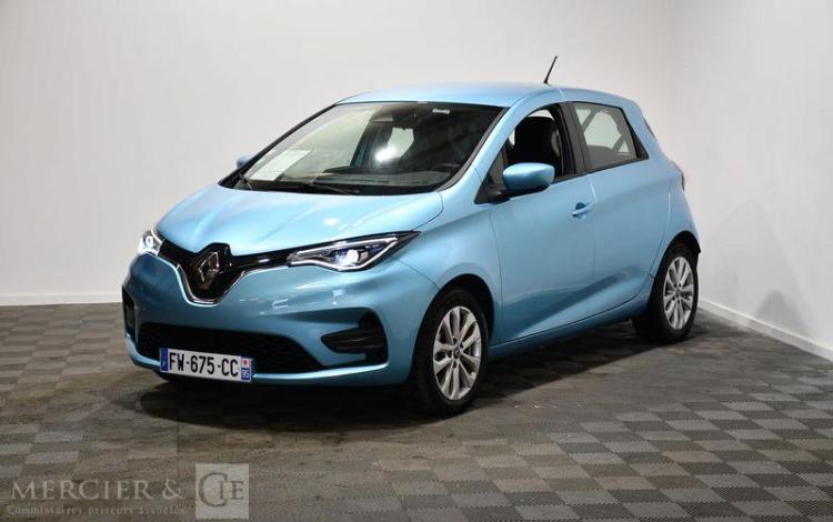 RENAULT ZOE R110 E-TECH ZE 110 40KWH ACHAT-INTEGRAL CHARGE-NORMALE ZEN BVA BLEU FW-675-CC