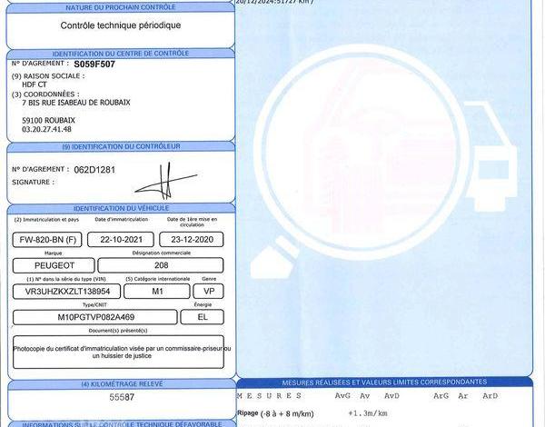 PEUGEOT E-208 ELECTRIC 135 50KWH ALLURE BVA GRIS FW-820-BN