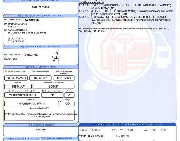 RENAULT GD SCENIC BLUE DCI 150 GRIS FX-086-WW