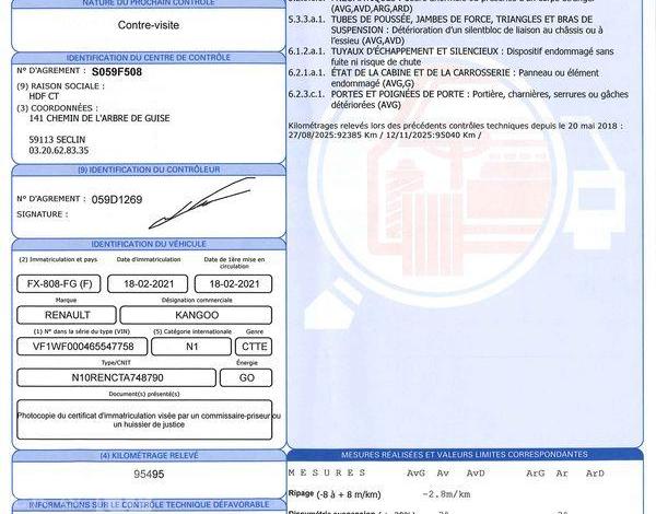 RENAULT KANGOO CAB APPRONF DCI BLANC FX-808-FG