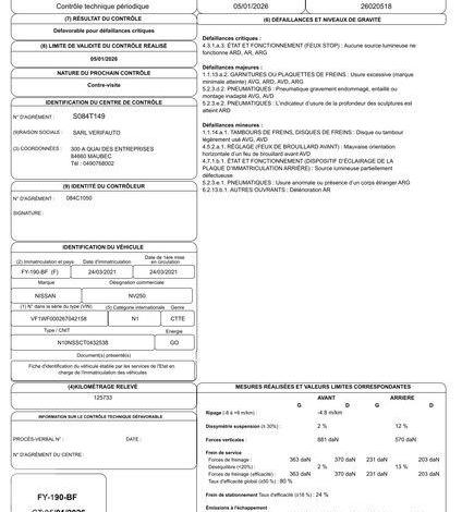NISSAN NV250 GRIS FY-190-BF