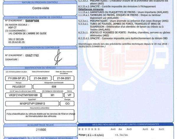 PEUGEOT 508 SW ALLURE BUSINESS 1.5  BLUE HDI 130 S&S EAT8 BLEU FY-269-SP