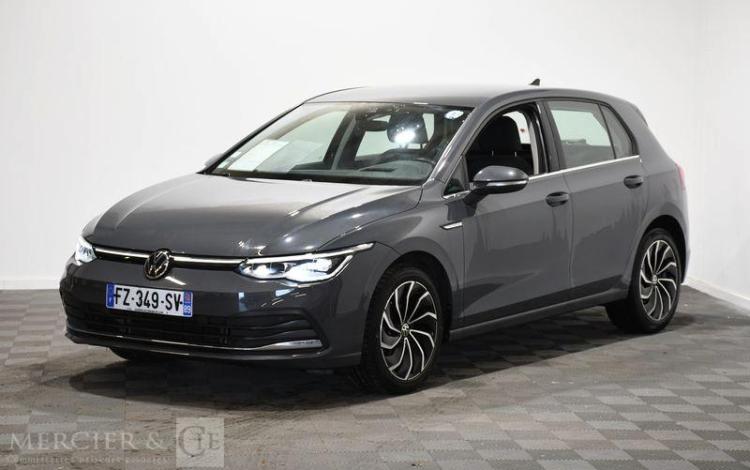 VOLKSWAGEN GOLF A8 2,0 TDI 150CH DSG7 STYLE GRIS FZ-349-SV