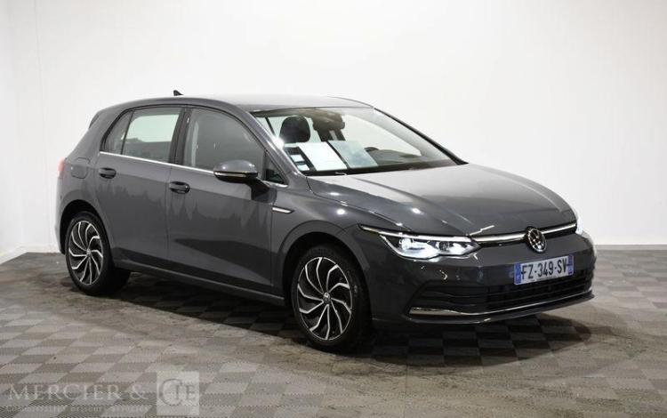 VOLKSWAGEN GOLF A8 2,0 TDI 150CH DSG7 STYLE GRIS FZ-349-SV