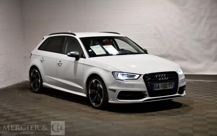 AUDI S3 SPORTBACK 2,0 TFSI 300 QUATTRO S-TRONIC BVA BLANC GA-102-YT