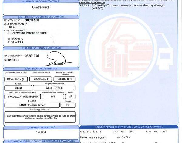 AUDI Q5 50 TFSI-e 300ch S LINE QUATTRO S-TRONIC NOIR GC-489-NY