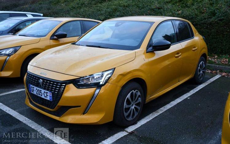 PEUGEOT 208 A,E ALLURE BLUEHDI vente à pro car depedalage obligatoire JAUNE GF-205-CF