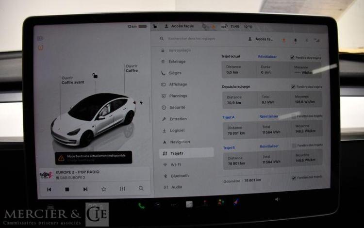 TESLA MODEL 3 BLANC GJ-668-LB