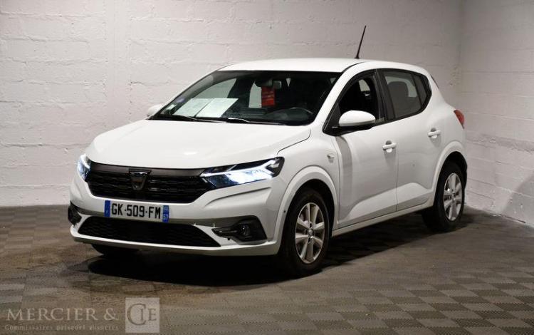 DACIA SANDERO CONFORT SCE 65 22 BLANC GK-509-FM
