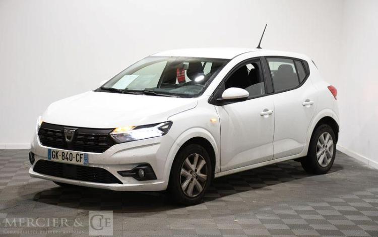 DACIA SANDERO CONFORT SCE 65 BLANC GK-840-CF