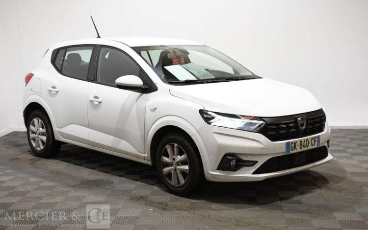 DACIA SANDERO CONFORT SCE 65 BLANC GK-840-CF