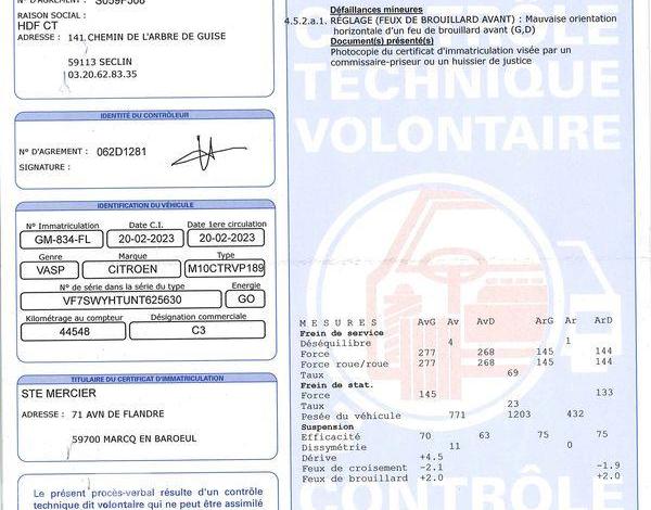 CITROEN C3 SOCIETE 1.5 BLUEHDI 100 FEEL BUSINESS BLANC GM-834-FL