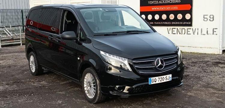 MERCEDES VITO 119 1.9 CDI 16V 9G-TRONIC 190CV BOITE AUTO – DIESEL – 56062 KMS – AN 2023 NOIR GQ-720-SJ
