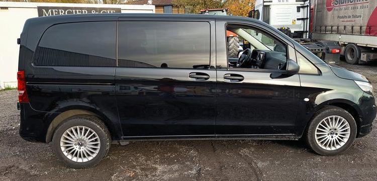 MERCEDES VITO 119 1.9 CDI 16V 9G-TRONIC 190CV BOITE AUTO – DIESEL – 56062 KMS – AN 2023 NOIR GQ-720-SJ