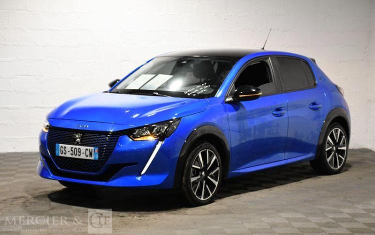 PEUGEOT e-208 SOCIETE ELECTRIC 135 50KWH ACTIVE PACK BVA BLEU GS-509-CW