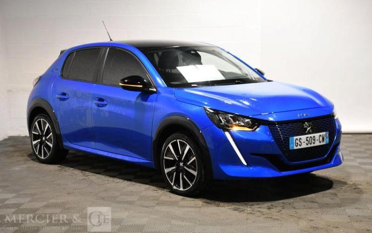 PEUGEOT e-208 SOCIETE ELECTRIC 135 50KWH ACTIVE PACK BVA BLEU GS-509-CW