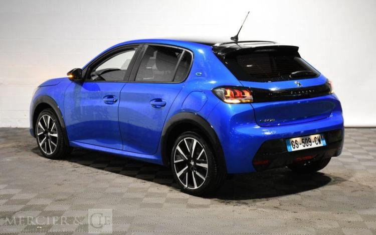 PEUGEOT e-208 SOCIETE ELECTRIC 135 50KWH ACTIVE PACK BVA BLEU GS-509-CW