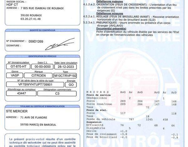 CITROEN C3 STE 1.5 BLUEHDI 100ch PRO BLANC GT-870-HT