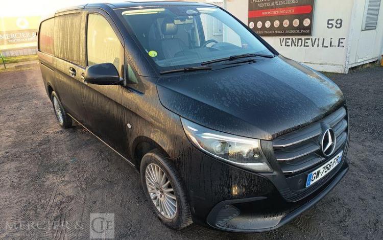MERCEDES VITO MIXTO 2.0 116 CDI 165 LONG L2 PRO 9G-TRONIC BVA – 41459 KMS – ANNEE 2024 NOIR GW-756-FR