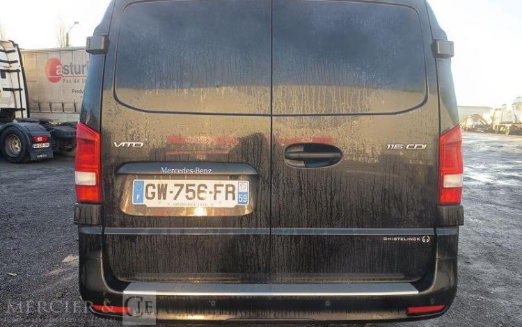 MERCEDES VITO MIXTO 2.0 116 CDI 165 LONG L2 PRO 9G-TRONIC BVA – 41459 KMS – ANNEE 2024 NOIR GW-756-FR