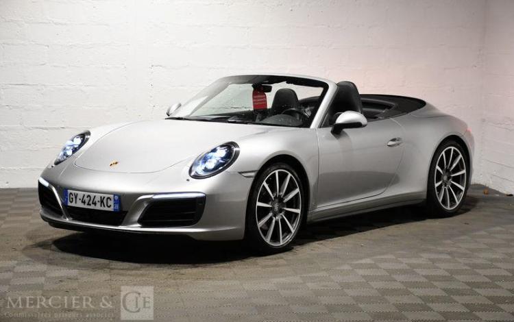 PORSCHE 911 CABRIOLET CARRERA 4 3.0 370ch PDK GRIS GY-424-KC