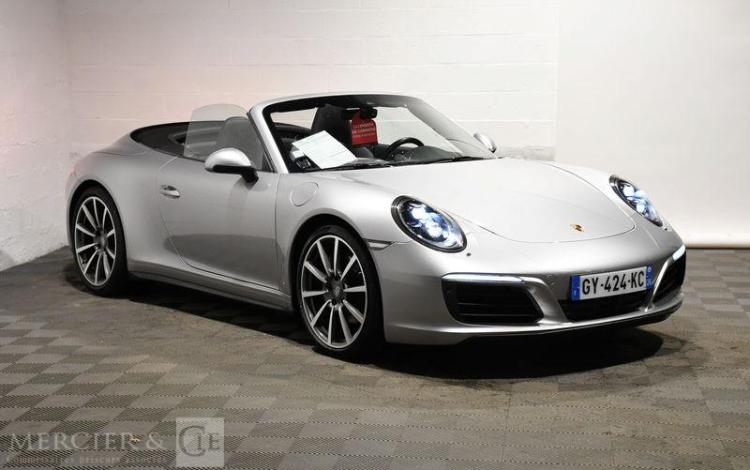 PORSCHE 911 CABRIOLET CARRERA 4 3.0 370ch PDK GRIS GY-424-KC