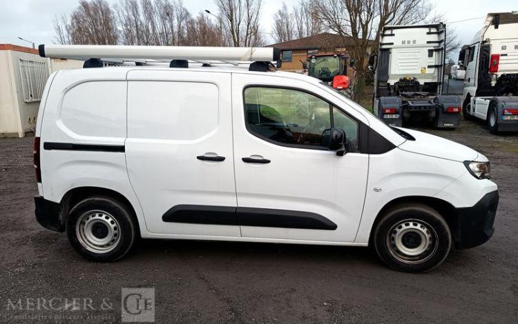 PEUGEOT PARTNER PHASE 2 L1 1.5 BLUEHDIi 16V 100 CV DIESEL – 18238 KMS – ANNEE 2024 BLANC GZ-593-AS