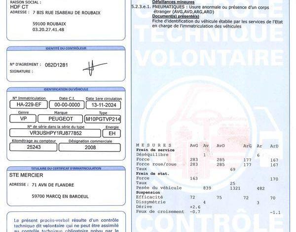 PEUGEOT 2008 GRIS HA-229-EF