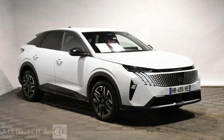PEUGEOT 3008 1,2 HYBRID 136 ALLURE BVA BLANC HB-455-VE
