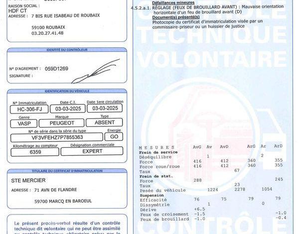 PEUGEOT Expert CORBILLARD POMPE FUNEBRE GRIS HC-306-FJ