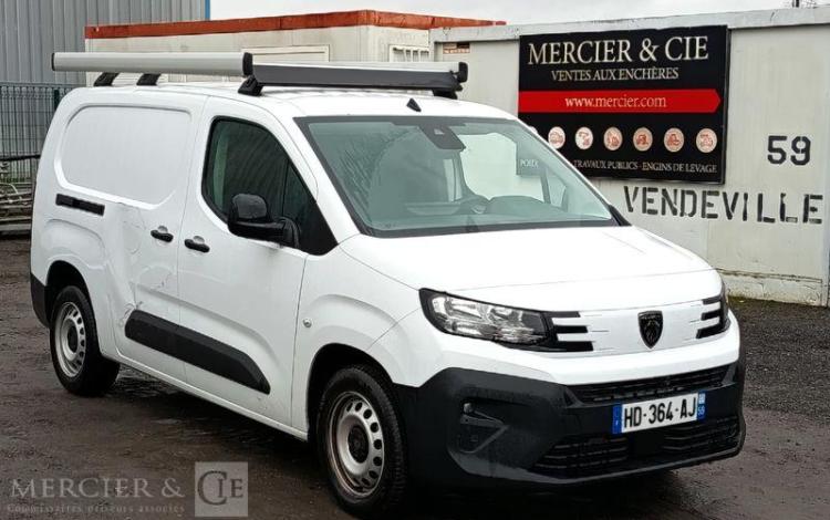 PEUGEOT PARTNER FOURGON XL 950KG BLUEHDI 100 S&S BVM6 – DIESEL – 8625 KMS – ANNEE 2025 BLANC HD-364-AJ