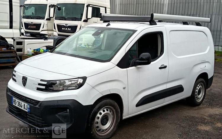 PEUGEOT PARTNER FOURGON XL 950KG BLUEHDI 100 S&S BVM6 – DIESEL – 8625 KMS – ANNEE 2025 BLANC HD-364-AJ