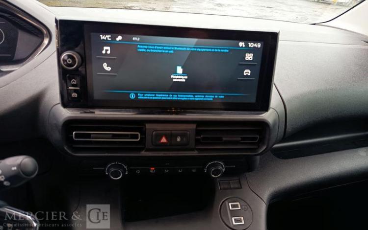 PEUGEOT PARTNER FOURGON XL 950KG BLUEHDI 100 S&S BVM6 – DIESEL – 8625 KMS – ANNEE 2025 BLANC HD-364-AJ